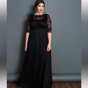 Kiyonna Leona Lace Gown 14-16